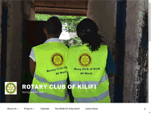 Tablet Screenshot of kilifirotaryclub.org